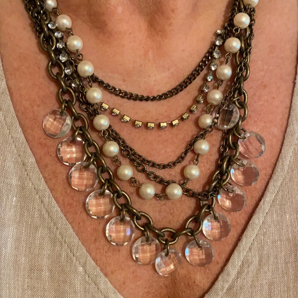Multi layered necklace